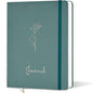Lined Journal, 192 Pages, 5.7''x8.3'', 100 GSM Thick Paper, Hardcover Notebook for Work, Journaling Notebooks for Men, Women, Green