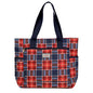 GAENMESN Women's Lightweight Waterproof Tote Bag Durable Designer Handbag with Zipper Travel Commute Everyday Use - color: Check