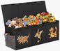 Extra Large Toy Box Chest, Collapsible Sturdy Toy Storage Organizer Boxes Bins Baskets Dinosaur Kids Toy Chest Bin with Lids for Boys Girls Living Room Playroom Bedroom Nursery 41"x14"x16" Black - color: Black－3