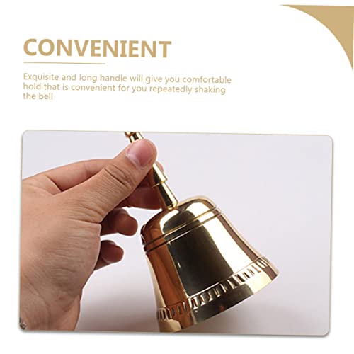 Copper Buddha Bell Handcrafted Decorative Meditation Bell for Yoga and Feng Shui Home Decor Smooth Edges Polished Finish for Rituals and Mindfulness Practices