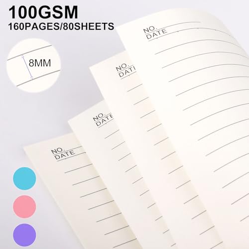 3Pcs A6 Spiral Notebook,Inspirational Journal,Motivational Journal for Women Men,Spiral Journal Notebook College Ruled Daily Diary for School,Travel,Business,Work (3Pcs -A6 Always Mix Light) - color: 3pcs -A6 Always Mix Light