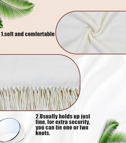 Winter Soft Long Scarf, Pashmina Shawls and Wraps, Warm Large Scarves for Men Women Evening Dress Wedding - color: Milky White
