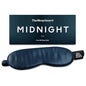 Pure Silk Sleep Mask [100% 6A Mulberry Silk, 22 Momme] Light Blocking Travel Essentials. Eye Masks for Sleeping. Black Oeko-Tex Blindfold. Eye Covers for Men & Women - color: Midnight Navy