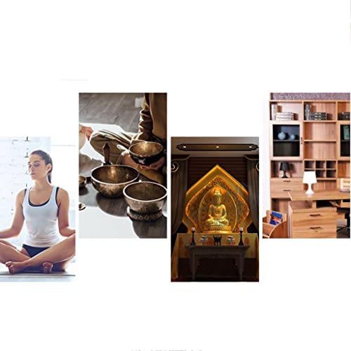 Copper Bowl Bronze Chime Bowl Tibetan Singing Bowl Meditation Buddha Sound Bowl Buddhist Sound Bowl Ornament for Healing Prayer Relaxation Bowl,11cm