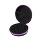 DOITOOL 12 Storage Bags Cajas Organizadoras Faux Leather Round Storage Bag Suitcase Hamburger Storage Box, Violet, medium