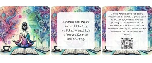 Writer's Spark Author Affirmation Cards by Rebecca Hallbach Paciorek