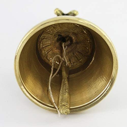 Tibetan Buddhist Meditation Bell And Dorje Set, Tibetan Buddhist Meditation Bell And Dorje Set Of Brass Hand Bells For Meditation, Prayer, Reiki, Wakefulness, Concentration, Healing(Size:6.8inch) - size: 6.8inch