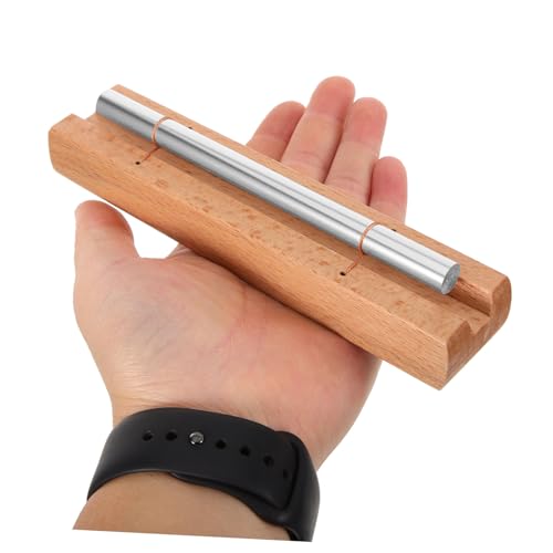 2 Sets Wood Meditation Chimes Metal Wind Chimes Sound Healing Instrument for Adults
