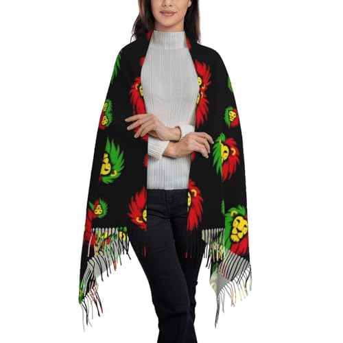 Supdreamc Cashmere Feel Scarf Soft Women Warm Cozy Scarves Multiple Colors - color: Picture (237)