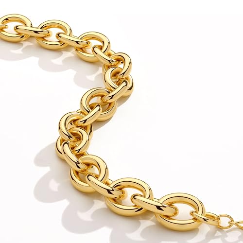 3mm Diamond Classic Tennis Bracelet for Women Dainty, Gold Jesus Cross Bracelets Trendy, 14K Gold Plated Heart/Evil Eye/Pearl/Starfish & Seashell Charm Bracelets for Women Bulk - style: Gold Paperclip