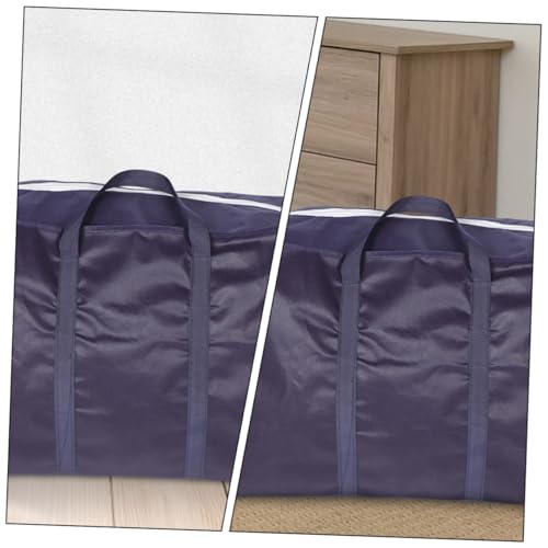 Totority 3pcs Luggage Storage Bag Large Capacity Non-Woven Organizer for Comforters Clothes Quilts and Bedding Travel-Friendly Strong Handles for Moving and Outdoor Camping Small