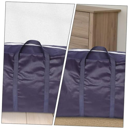 Totority 3pcs Luggage Storage Bag Large Capacity Non-Woven Organizer for Comforters Clothes Quilts and Bedding Travel-Friendly Strong Handles for Moving and Outdoor Camping Small