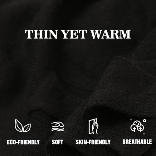 Cashmere Blend Shawl Wraps for Women,Cashmere Poncho Pashmina for Women Travel Scarf for All-Season with Gift Box - color: Black