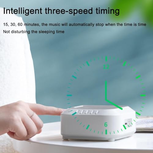 Ora Sound Machine Solfeggio Frequencies,28 Soothing Sounds,Three Timing Modes, Ultra Long Battery Life,3 Timer Modes and Soft Night Light for Yoga, Thinking, Sleeping, Writing