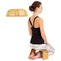 Bamboo Meditation Bench, Portable Kneeling Stool, Detachable Legs or Hinged Folding Legs, Original Ergonomic Design