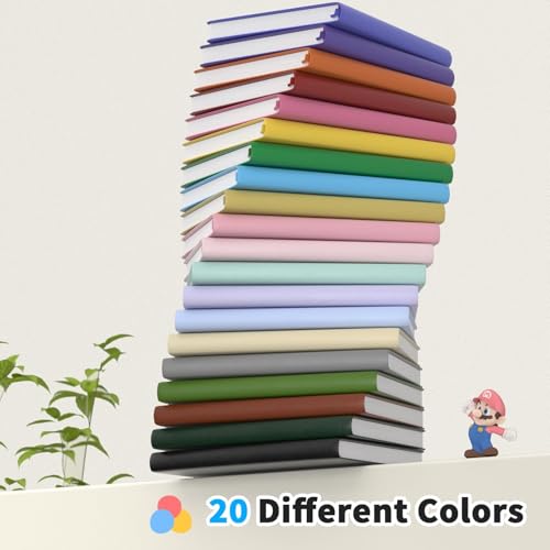 Oucaru Lined Journal Notebook, 16 Pack, 180 Pages, A5 Journals for Writing, 100 GSM Thick Paper, Small Notebooks Daily Journal for Women Men Work, Business, School, Travel Supplies - color: Light Blue
