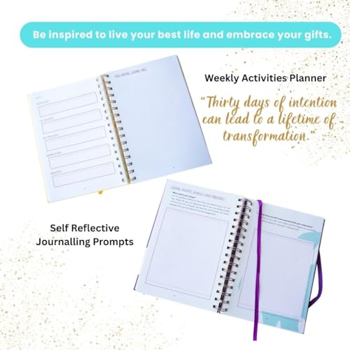 Journals for Women - Inspired to Be Me Journal -Self Care Gifts for Women - Journal with Weekly Intention & Reflection Pages - Gift for Women's Personal Growth & Healing Journey - Includes Inspirational Poem - color: Plum
