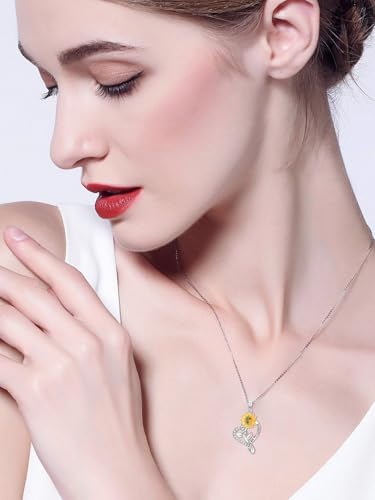 Autism Awareness Necklace for Women 925 Sterling Silver Autism Puzzle Piece Pendant Necklace Inspirational Christmas Gift for Autistic - color: B+Autism