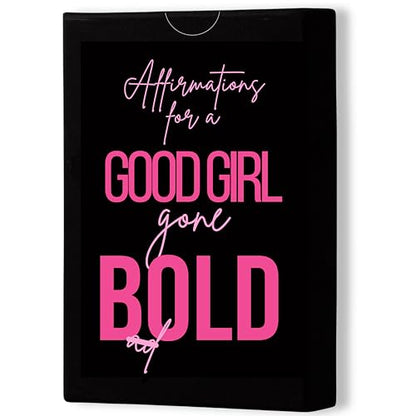 Affirmation Cards for a Good Girl Gone Bold - 52 Affirmation Cards for Women - Self Care Gifts for Women - Mindfulness Card - Positive Affirmations Cards - Small Valentine Gifts