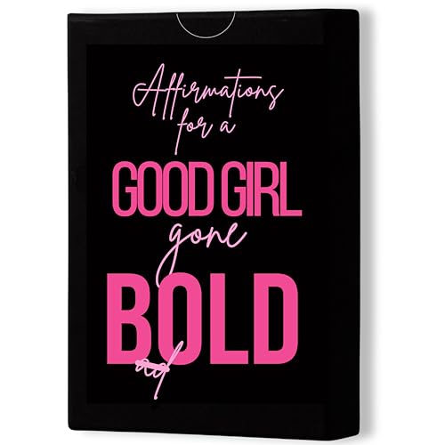Affirmation Cards for a Good Girl Gone Bold - 52 Affirmation Cards for Women - Self Care Gifts for Women - Mindfulness Card - Positive Affirmations Cards - Small Valentine Gifts