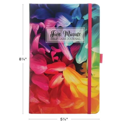 Five Minute Self Care Journal - Rainbow Petals - style: Rainbow Petals