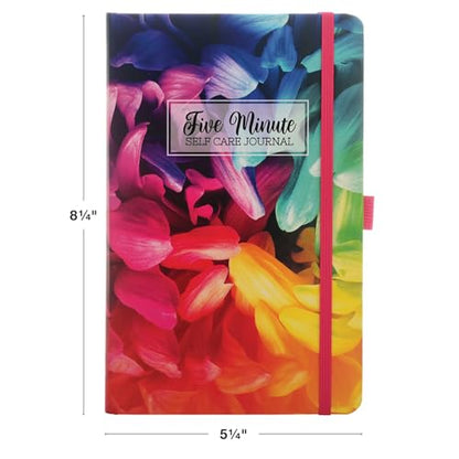 Five Minute Self Care Journal - Rainbow Petals - style: Rainbow Petals
