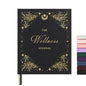 &And Per Se Wellness Journal, Self Care & Daily Journal for Women, Mental Health Planner with Habit Tracker, Diet & Goals, Undated, Gift-Ready (Stardust Black) - color: K-Stardust Black
