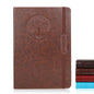 Journal for Women Men, Lined Journaling Notebooks A5 5.7X 8.3 in, Hardcover Leather Journal Diary 160 Pages, Journals for Writing, Travel, Business, Home & School (Brown) - color: Brown