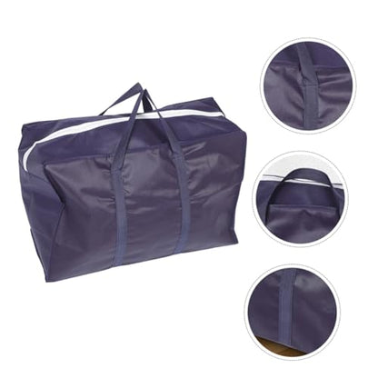 Toyvian Luggage Storage Bag for Moving Capacity Household Sundries Storage Bag with Handles Comforter Bag for Travel Camping and Organizing Clothes