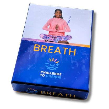 Interactive - Breath Card Deck for Kids - Guided Breathing Exercises to Support Focus, Calm, Energy & Emotional Regulation - 44 Illustrated Cards