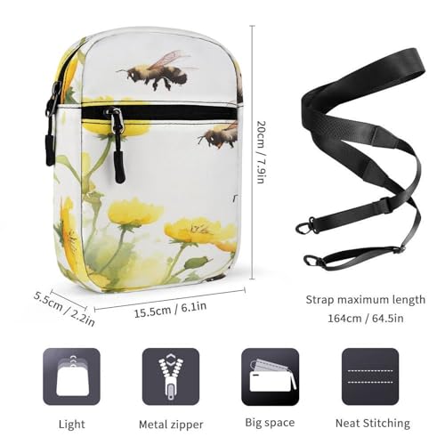 Stylish Messenger Bags Easy to Clean, Sling Backpack with Zipper, Crossbody Bag for Gym - color: Picture(346)
