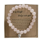 Beaded Bracelets, Natural Stone Bead Bracelet - color: LCS Multicolour 21549