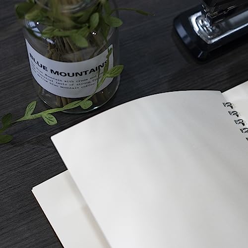 10 inch x 7.5 inch, 100GSM, Blank Spiral Notebook, 1-Pack, Soft Cover, Sketch book, 120 Pages / 60 Sheets, (Brown)