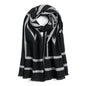 QIUTIMIY Pashmina Shawl Wraps for Womens Winter Scarf Reversible Pattern Designer Ladies Shawls and Wraps for Evening Dresses - color: Flower10-black