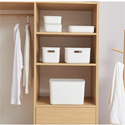 HBJWOV The Clothing Storage Box Has Covered Household Sundries Sorting Storage Box Multi-functional Desktop Storage