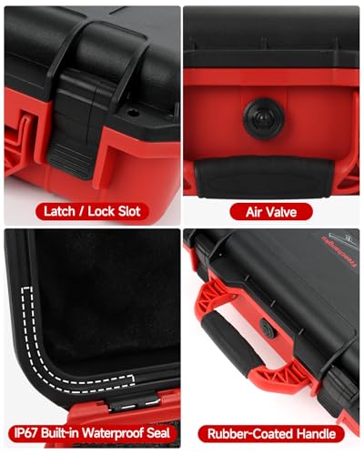 Freechangku For Starlink Mini Case Waterproof Hard Case Starlink Dishes Travel Protective Kit,Waterproof Storage Box Carrying Bag Dish Starlink Accessories Organizer