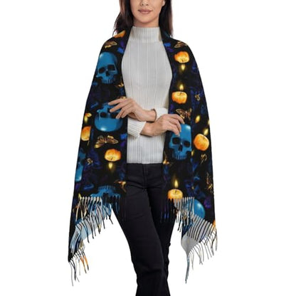 Supdreamc Cashmere Feel Scarf Soft Women Warm Cozy Scarves Multiple Colors - color: Picture (136)