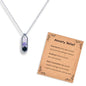 Natural Crystal Necklace Gift for New Beginnings, Crystals and Healing Stones Necklace for Anxiety Relief, Encourage Gift For Women, Mum, Natural Genuine Gemstone, Cheer Up - color: Silver, style: Anxiety Relief