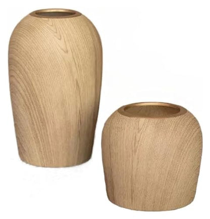 Vases Zen Ceramic Ornament Decor Flower Arrangement Desktop Living Room Dining Table Hotel Shop Foyer Bar(2PC)
