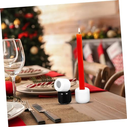 Luxshiny 16pcs Ceramic Chime Candle Holders Spell Candle Holders for Home Weddings Rituals and Altar Setup
