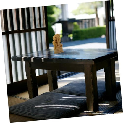 Acalanatha Statue Wood Carving Fudo Sculpture for Home Decoration for Meditation Relaxing Atmosphere Craftsmanship