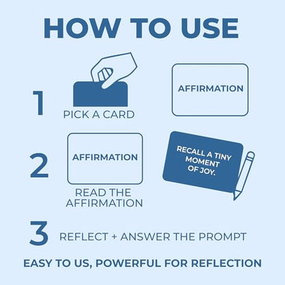 UNPACK THAT Affirmations Deck – 100 Positive Message Cards for Mindfulness & Self-Care | Uplifting Gift for Women, Friends & Family