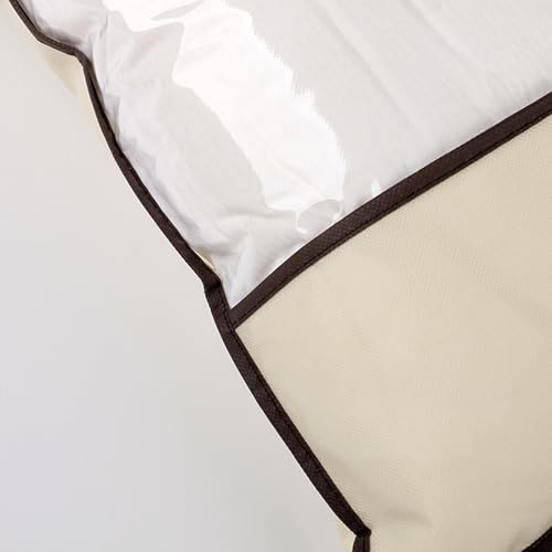 40x55cm Nonwoven Zippered Pillow Storage Bag With Handles Organizers For Bedding Clothes Travel