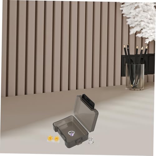 ABOOFAN Clear Stackable Plastic Storage Box for Jewelry Small Accessories Versatile Organizer for Crafts Beads and Small Items Elegant Design for Travel Everyday Use Compact