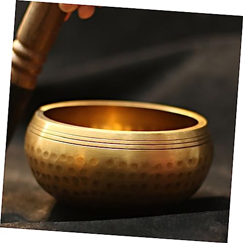 BESPORTBLE 1 Set Tibetan Singing Bowl Set Durable Meditation Sound Bowl for Home Relaxation Yoga Healing Stick Cushion Box for Mindfulness and Intuitive Practices