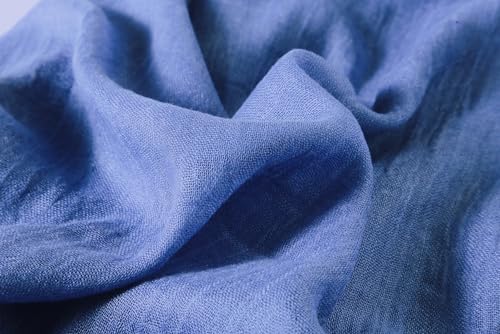 Pashmina Shawl Party Wraps Evening Dress Bridesmaid Long Cotton Scarves for Wedding - color: Sapphire Blue 24