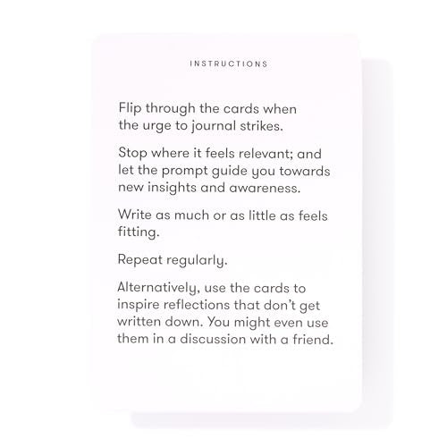 Journal Prompt Cards: A tool for more effective journaling