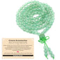 AD Beads 6mm 8mm 108 Prayer Mala Jasper Elastic Bracelet - Handmade Yoga Meditation Healing Power Energy Gifts for Unisex Adult. - color: Green Aventurine(Opportunity)