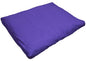 YogaAccessories Cotton Zabuton Meditation Cushion - color: Purple