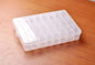 Kamay's Large Transparent Thick Hard 24 Grids Adjustable Compartment Slot Plastic Craft Storage Box Organizer For Toy Desktop Jewelry Accessory Drawer Or Kitchen Removable Dividers Container - style: L24 Compartment Slot